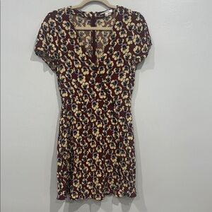 Madewell Women’s Floral V-Neck Mini Dress